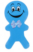 gum poppetjes junior 6 cm rubber blauw 2 stuks