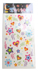 tattoovel hartjes junior 17 x 8 cm papier