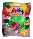 stuiterballon Jelly glow-in-the-dark 15 cm groen