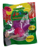 stuiterballon Jelly glow-in-the-dark 15 cm paars