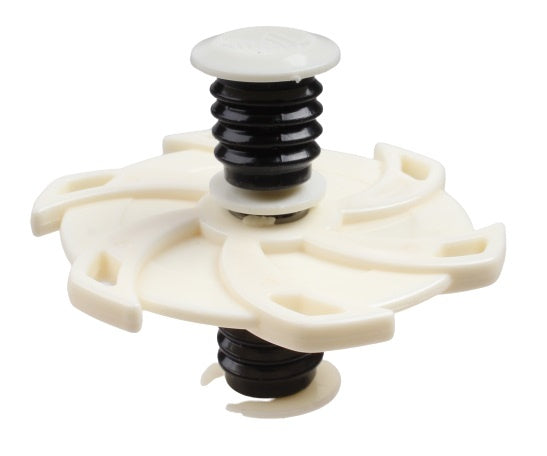 jumping-spinner bladcirkel junior 7,5 cm wit