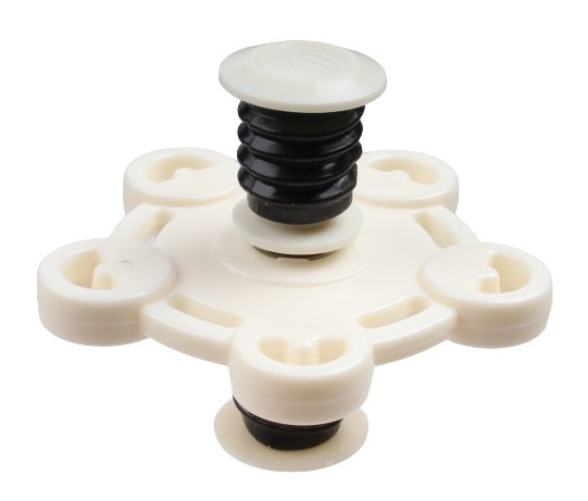 jumping-spinner rondjes junior 7,5 cm wit