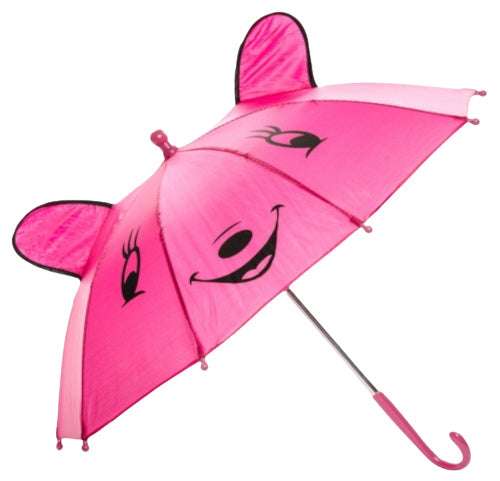 kinderparaplu junior 50 cm polyester roze