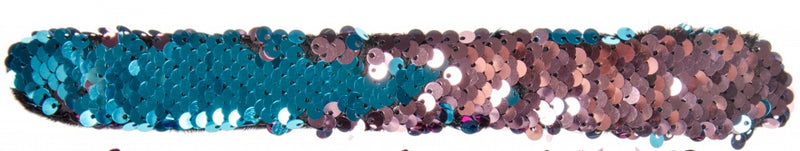 klaparmband blauw/roze 22 x 2,8 cm