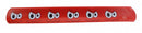 Klaparmband emoji rood 22 cm