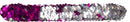 klaparmband fuchsia/zilver 22 x 2,8 cm