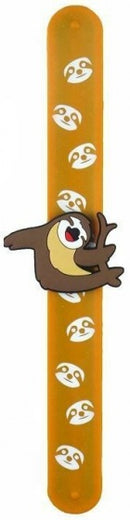 klaparmband Luiaard oranje 21 cm