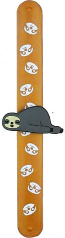 klaparmband Luie Luiaard oranje 21 cm