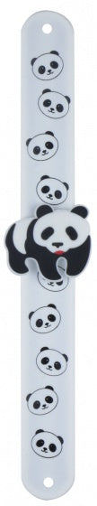 klaparmband Panda zwart/wit 21 cm
