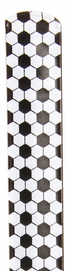 klaparmband voetbal 22 x 3 cm zwart/wit