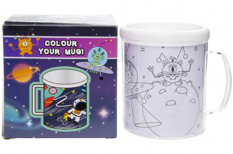 Kleur je eigen Beker Space