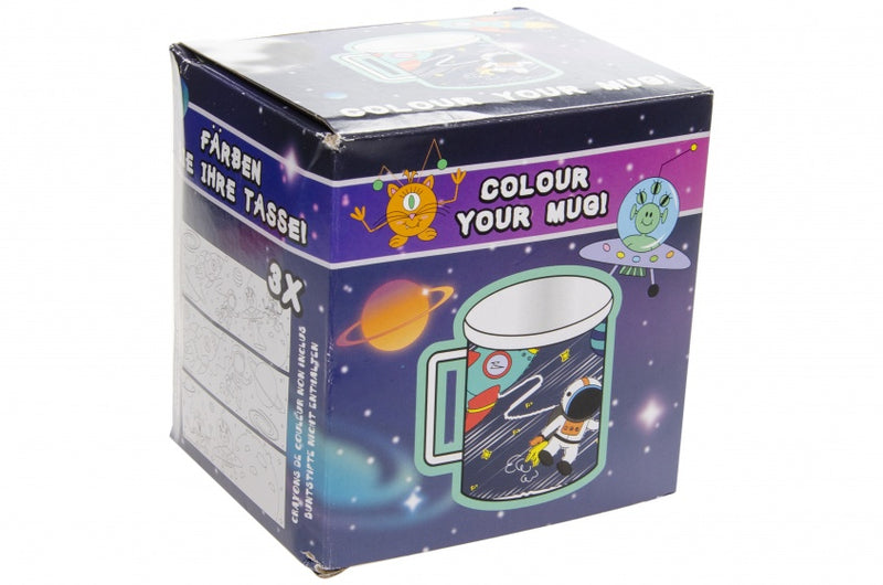 Kleur je eigen Beker Space