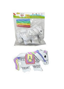 kleur je eigen eenhoorn uitwasbaar 20 cm