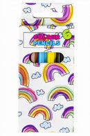 kleurpotloden 6 stuks 9cm