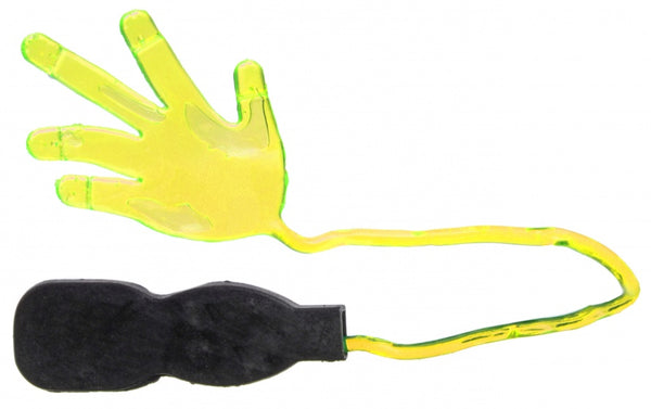 kleverige plakhand met handvat 21,5 cm geel