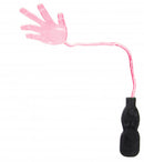 kleverige plakhand met handvat 21,5 cm roze
