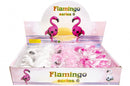 kneedfiguur flamingo junior 12 x 7 cm wit