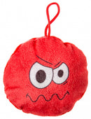knuffel-emoji boos rood 10 cm