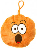 knuffel-emoji verbaasd oranje 10 cm