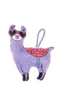 knuffel alpaca junior 19 cm pluche paars