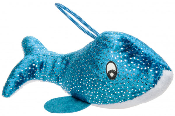 knuffel dolfijn junior 14 cm pluche lichtblauw