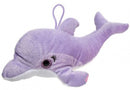 knuffel Dolfijn junior 30 cm pluche paars