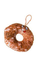 knuffel donut junior 15 cm pluche bruin