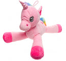 knuffel eenhoorn junior 40 cm pluche roze