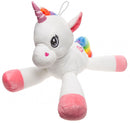 knuffel eenhoorn junior 40 cm pluche wit