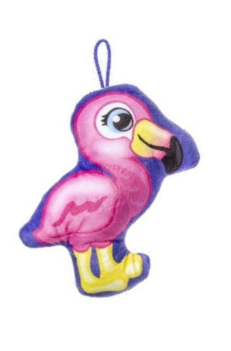 knuffel flamingo junior 20 cm pluche paars