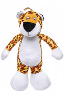 knuffel cheeta geel/wit 30 cm