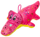 Knuffel krokodil roze 30 cm