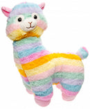 knuffel regenboog alpaca junior 35 cm pluche