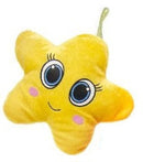 knuffel ster 16 cm pluche geel