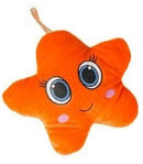 knuffel ster 16 cm pluche oranje
