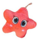 knuffel ster 16 cm pluche roze