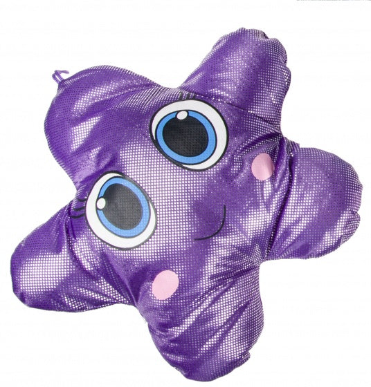 knuffel-ster glitter 15 cm paars