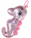 knuffel zeepaard junior 30 cm pluche roze