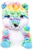 knuffelbeer 20 cm multicolor/blauw