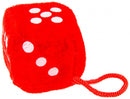 knuffeldobbelsteen 4,5 cm rood