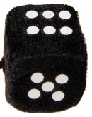 knuffeldobbelsteen 4,5 cm zwart