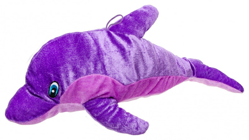 knuffeldolfijn 42 cm paars