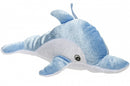 knuffeldolfijn glitter 30 cm blauw
