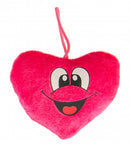 knuffelhart 11 cm roze