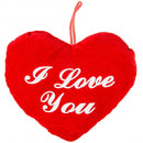 knuffelhart I love you 20 cm rood