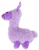 knuffellama pluche 16 cm paars