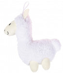 knuffellama pluche 16 cm wit