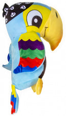 knuffelpapegaai junior 25 cm pluche blauw