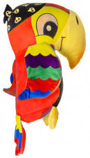 knuffelpapegaai junior 25 cm pluche rood