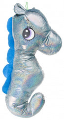 knuffelzeepaard 60 cm blauw